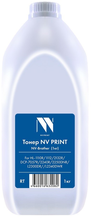 Тонер для заправки NV Print [ NV-Brother (1кг) ] для Brother DCP-1512 DCP-1610WR DCP-1612WR DCP-7057R DCP-7060DR DCP-7065DNR DCP-7070DWR DCP-L2500DR D