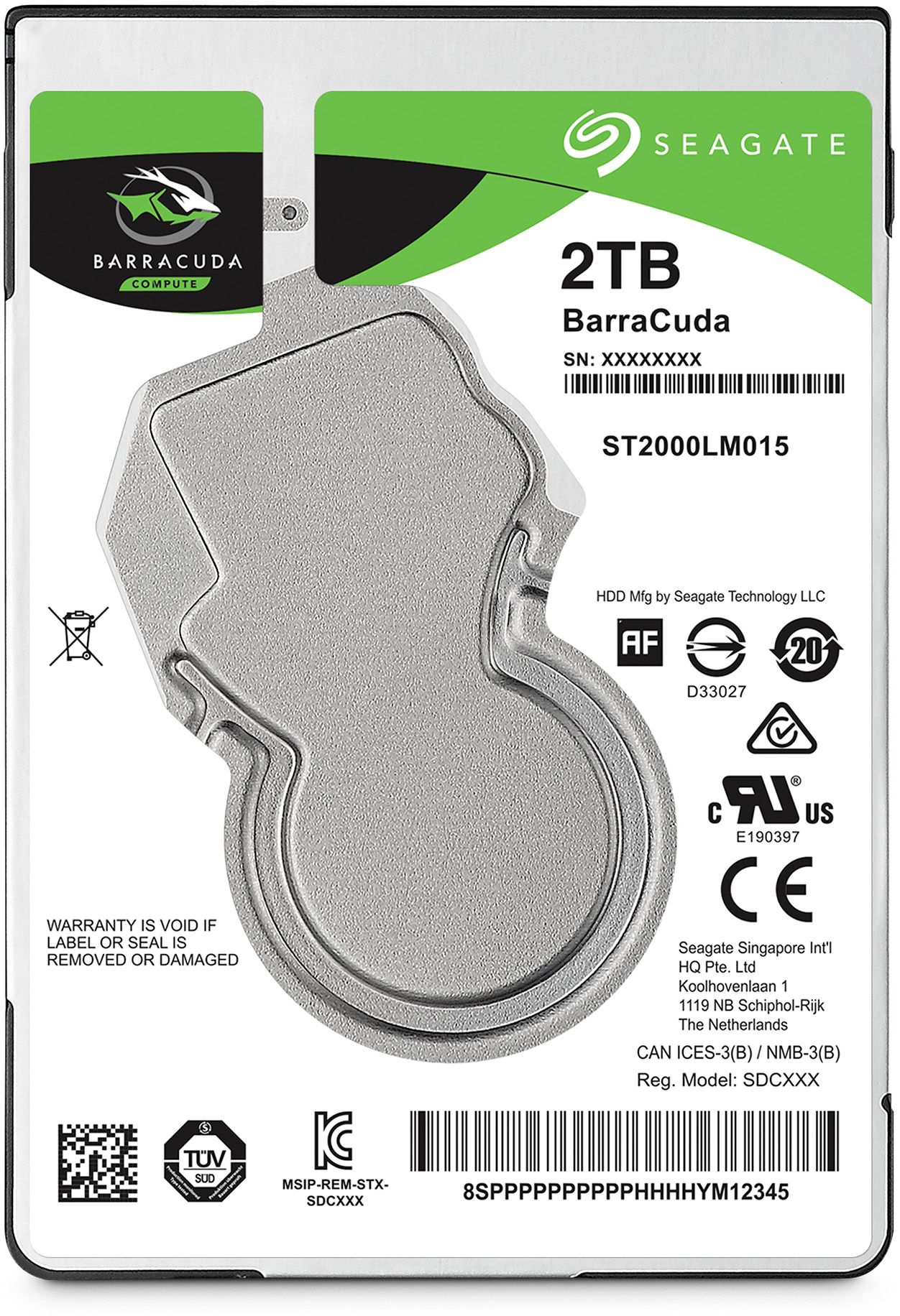 Жесткий диск Seagate BarraCuda Compute ST2000LM015