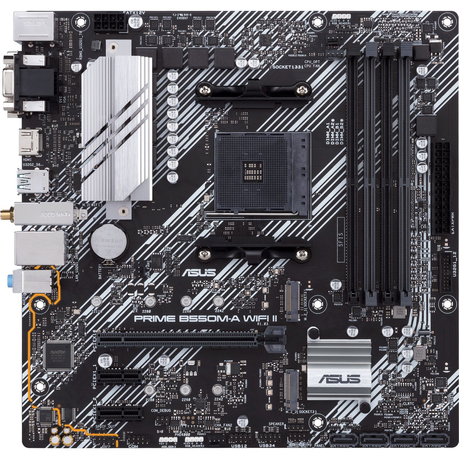 Материнская плата ASUS PRIME B550M-A WIFI II (90MB19X0-M0EAY0)