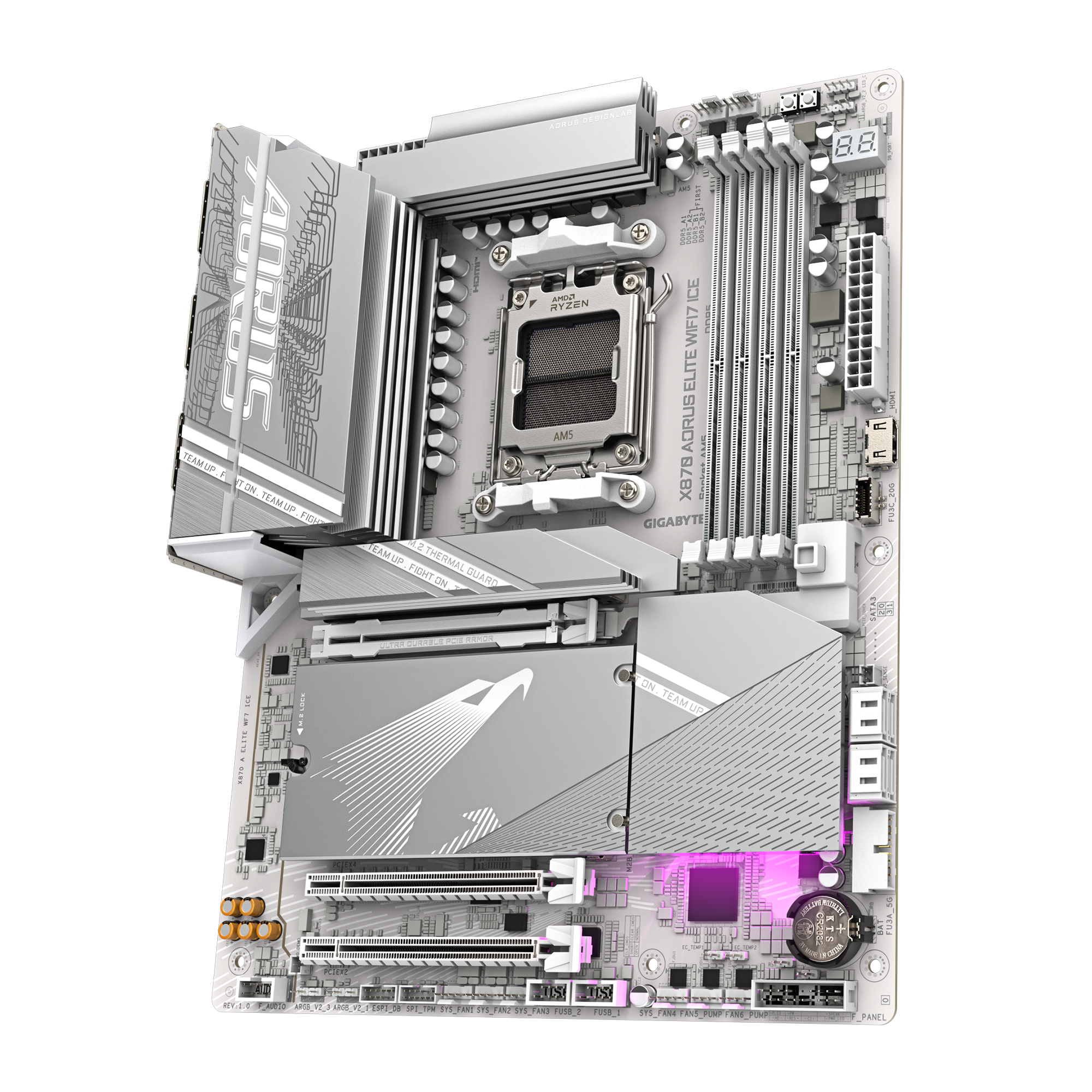 Материнская плата GIGABYTE X870 AORUS ELITE WIFI7 ICE