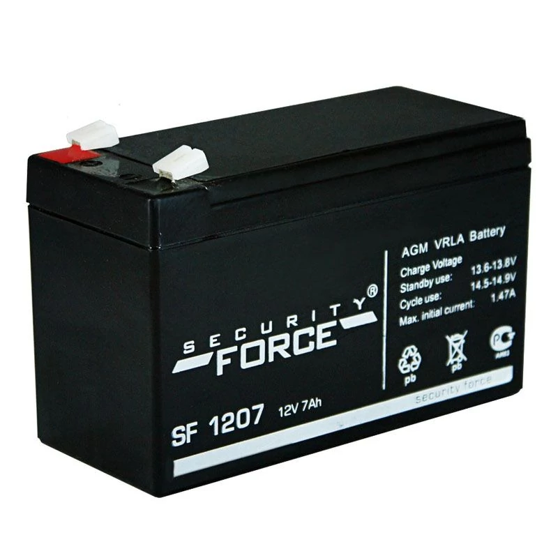 Аккумулятор Security Force SF 1207 (12V / 7 Ah, lead-acid)