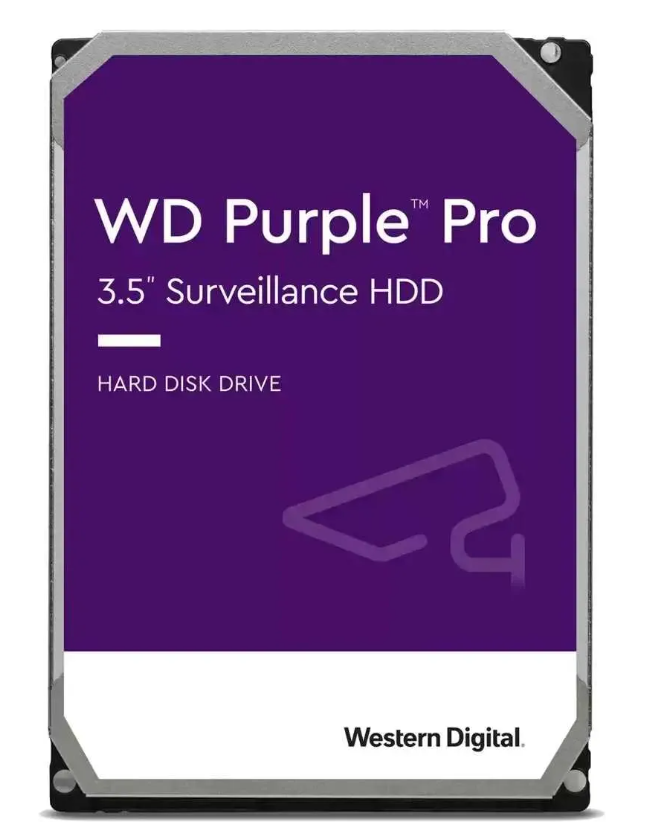 Жесткий диск SerialATA 3.5" 14000 GB WD Purple Pro (WD141PURP) (7200 об/м, 512 MB, SATA600, для систем видеонаблюдения до 64 камер в режиме 24x7)