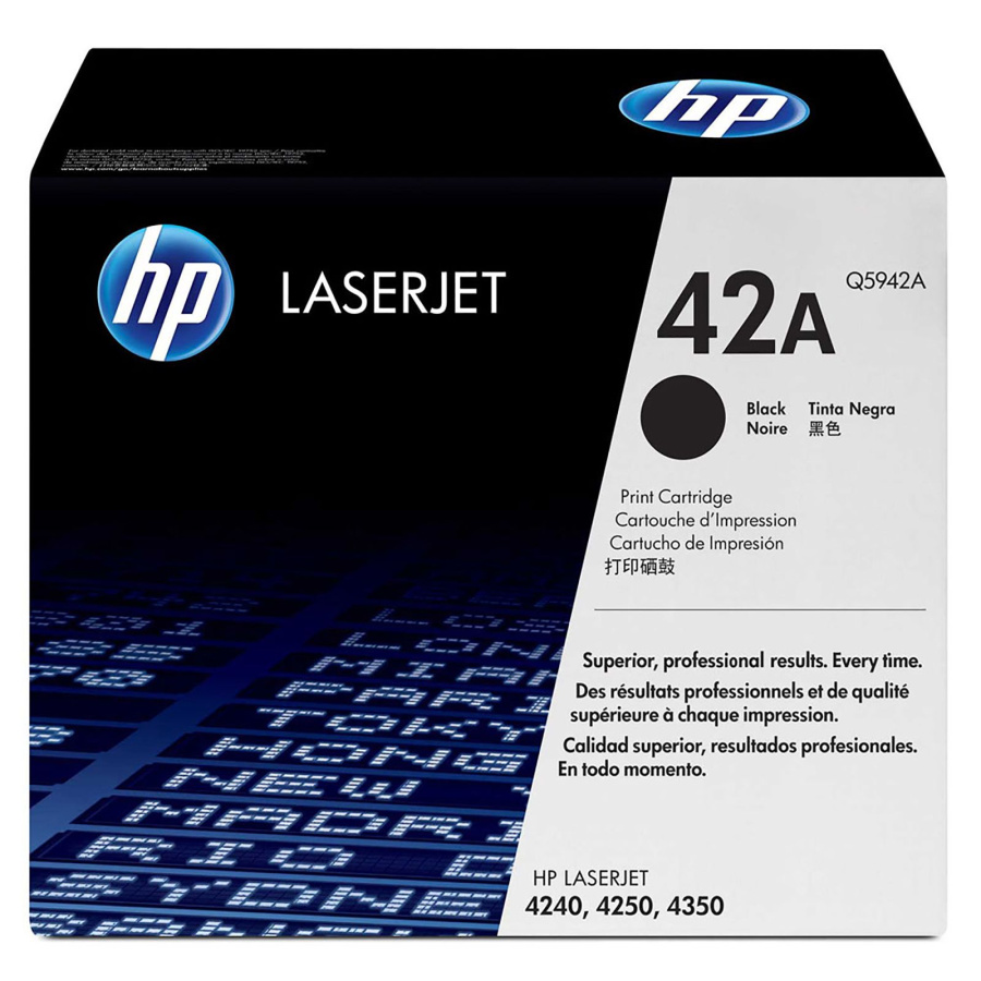 Картридж HP 42A [ Q5942A ] (black, до 10000 стр) для LJ- 4250/4350