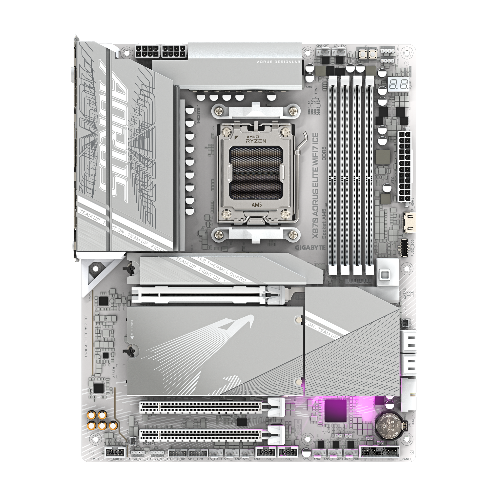 Материнская плата GIGABYTE X870 AORUS ELITE WIFI7 ICE