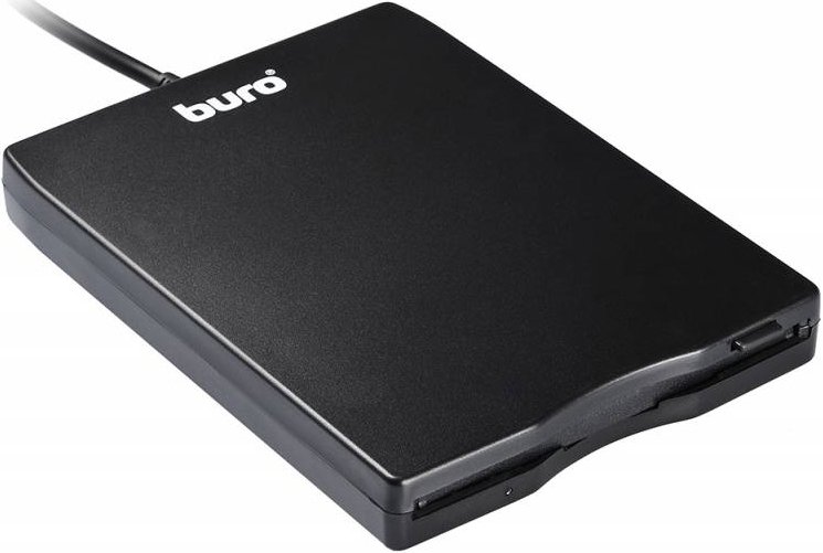 Дисковод внешний Buro BUM-USB FDD (черный, USB, FDD 3.5" 720-1440 MB)