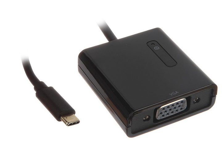 Кабель-адаптер Espada (USB3.1 Type C -> VGA D-Sub, видеовыход 1080p для ПК/смартофонов/ноутбуков, для USB Type C портов с режимом DisplayPort alternat