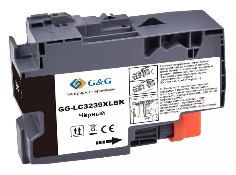 Картридж G&G [ GG-LC3239XLBK ] для Brother HL-J6000DW/J6100DW (black)