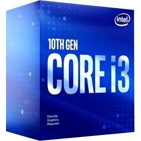 Процессор Intel Core i3 10105F Box (S-1200, ядер: 4, потоков: 8, 3.7-4.4 GHz, L2: 1MB, L3: 6 MB, без графики!!!, TDP 65W) BX8070110105F