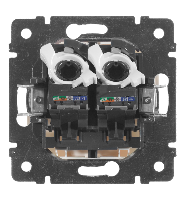 Розетка сетевая Legrand [ 774231 ] Valena (2 x RJ45, UTP  Кат.5E, белая)