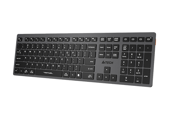 Клавиатура беспроводная A4-Tech Fstyler FBX50C серый USB мембранная