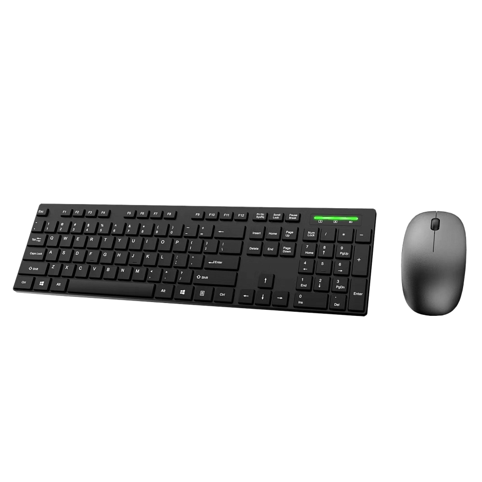 Беспроводные клавиатура + мышь Dareu MK198G Black (черный, USB)