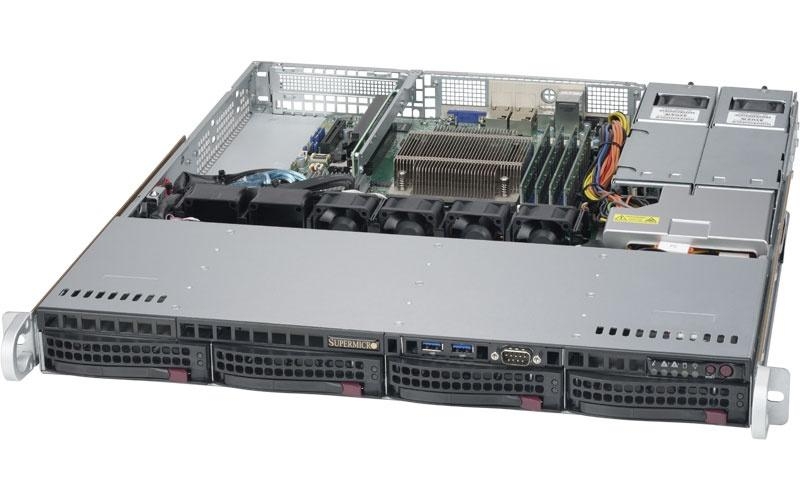 Серверная платформа SUPERMICRO SYS-5019S-MR (LGA1151, C236, PCI-E, SVGA, SATA RAID, 4xHS SATA, 2xGbLAN, 4DDR4 400W HS) [ SYS-5019S-MR ]