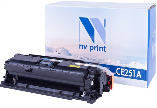 Картридж NV Print [ аналог HP CE251A ] для HP Color LJ CP3525/CM3530 MFP (cyan, до 7000 стр)
