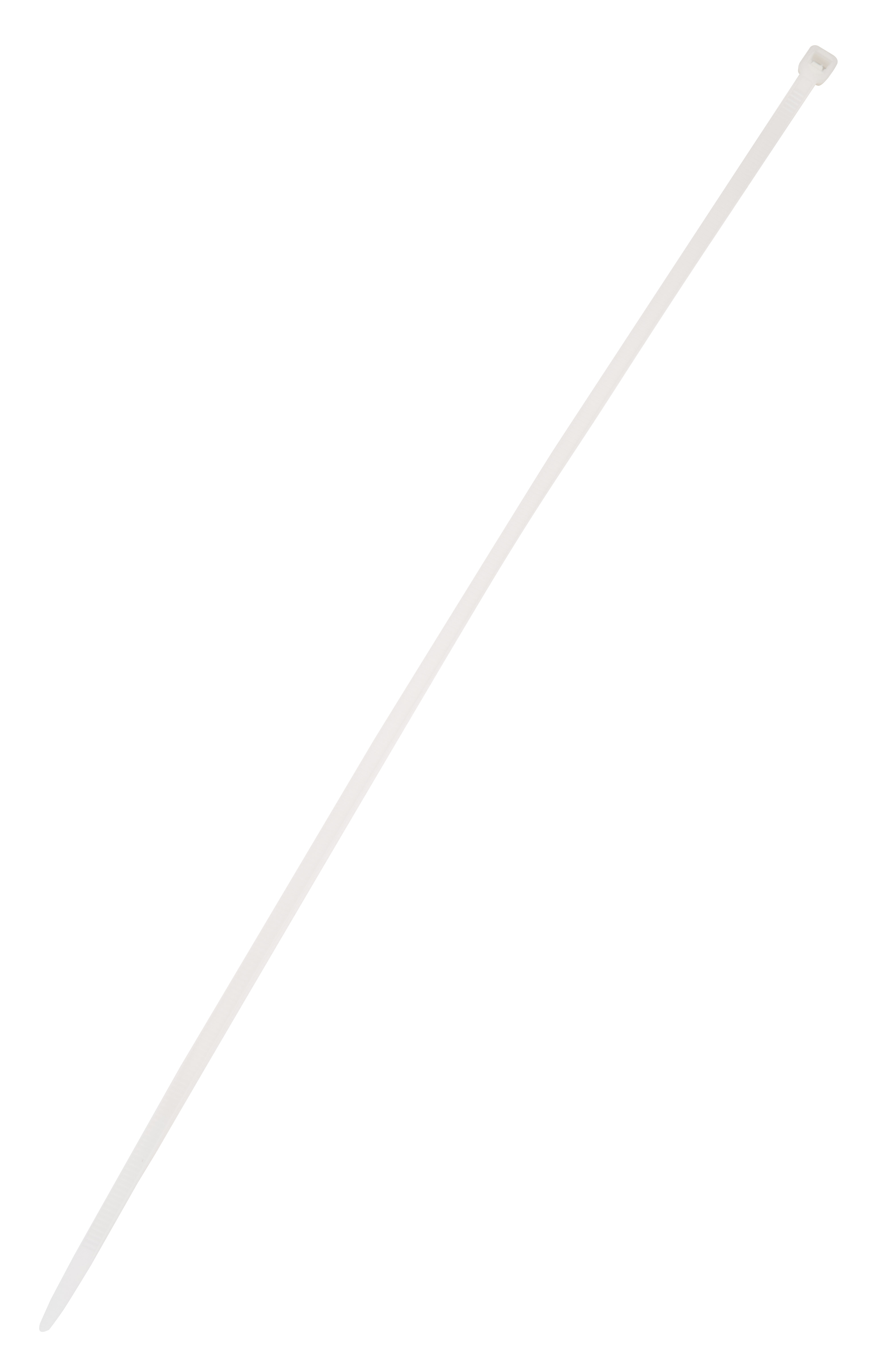 Хомут-стяжка кабельная   3,6х300 мм, кабельная нейлоновая 6,6, неразъемная, цвет белый (100шт) WRline WR-SHN-36-300W 
