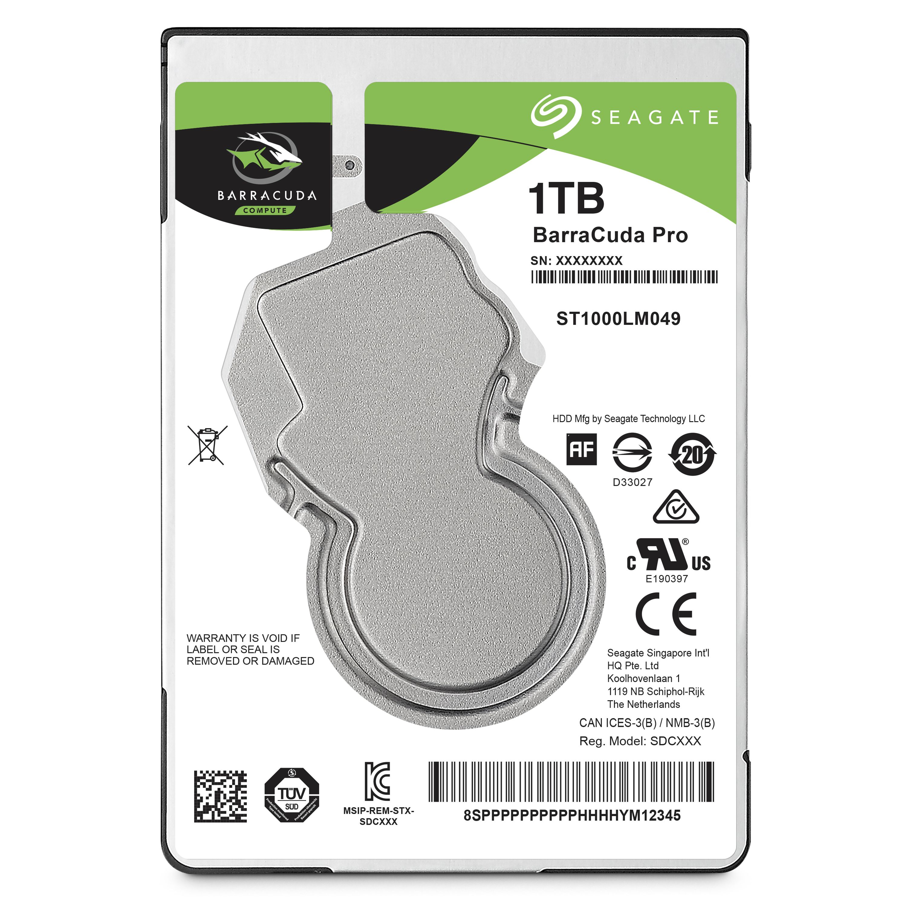 Жесткий диск Seagate BarraCuda Pro Compute ST1000LM049