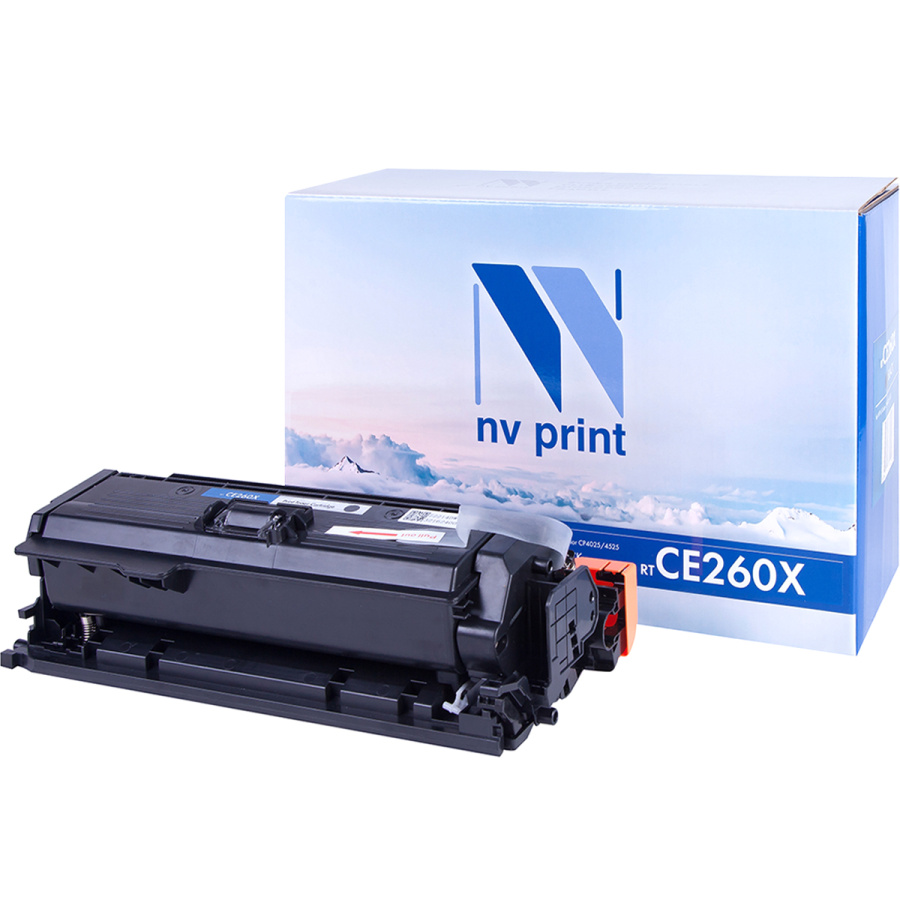 Картридж NV Print CE260X для LJ Color CP4025/CM4540/CP4525 (black, до 17000 стр)