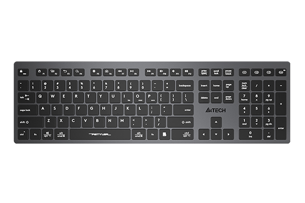 Клавиатура беспроводная A4-Tech Fstyler FBX50C серый USB мембранная