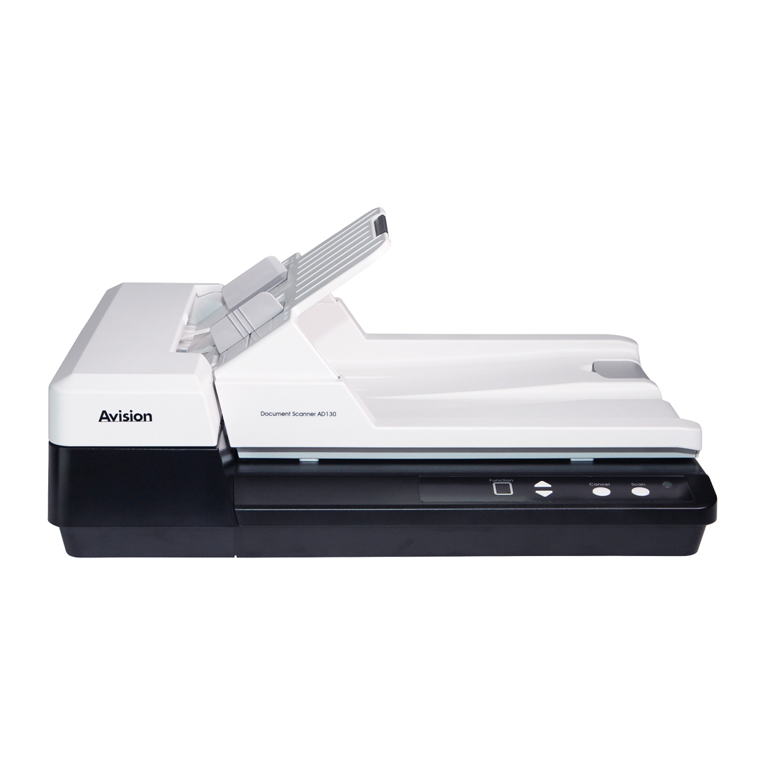 Документ-сканер планшетный/протяжный Avision AD130, А4, 40 стр/мин, АПД 50 листов, планшет, USB2.0