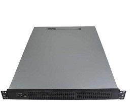 Корпус серверный 1U ATX Rack-Mount ExeGate Pro 1U550-04 [ EX264265RUS ] (Без БП, без БП!!!, БП сбоку, черный, черный, внутр. 4 x 3.5", разъемы на пере