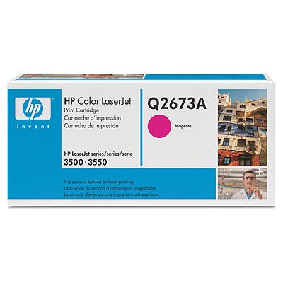 Картридж HP [ Q2673A ] (magenta, до 4000 стр) для Color LJ 3500/3550