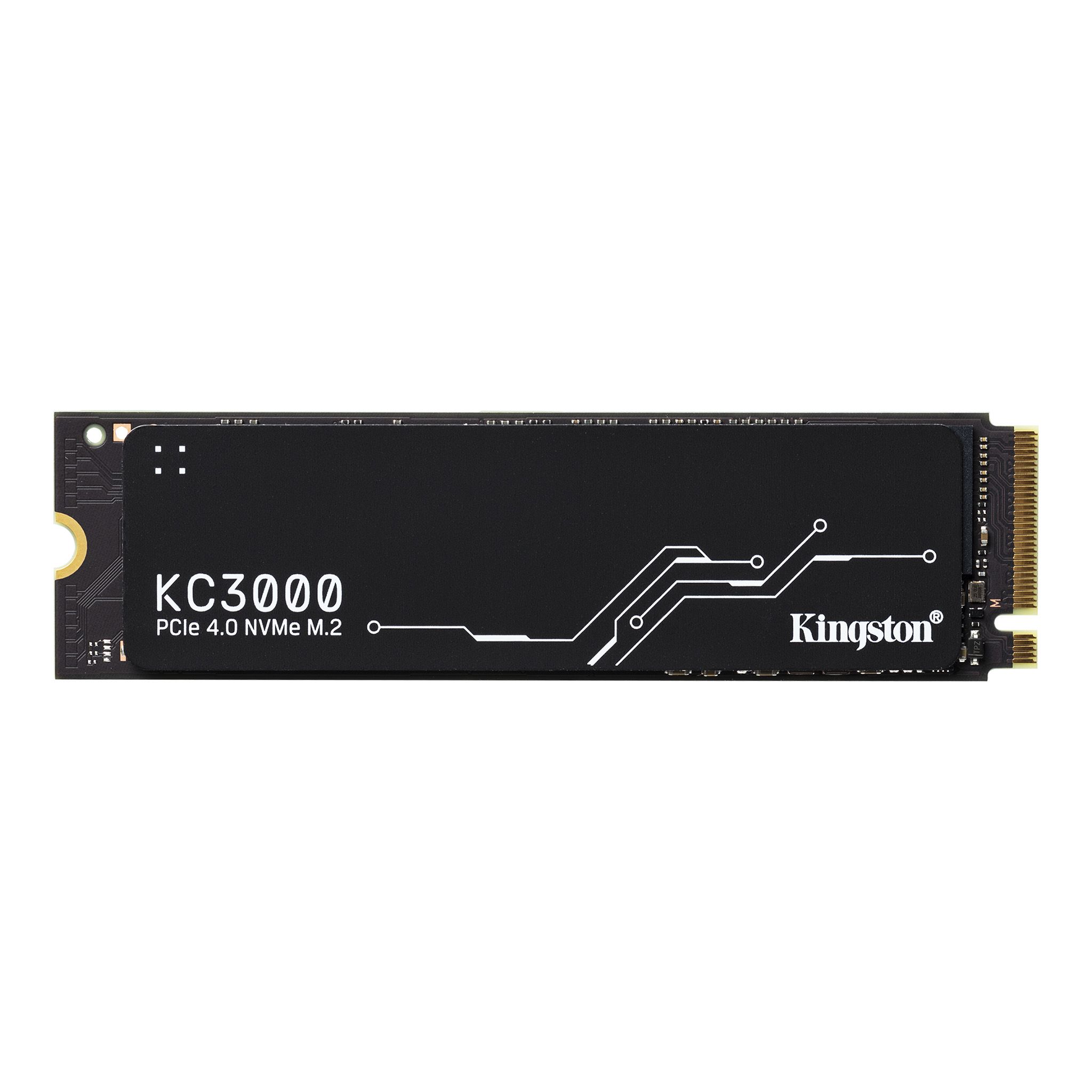 Накопитель SSD M.2 512 GB Kingston KC3000 (SKC3000S/512G) Retail (7000 МБ/сек, 3900 МБ/сек, read: 450000 IOPS, write: 900000 IOPS, 512MB DDR4 cache, P