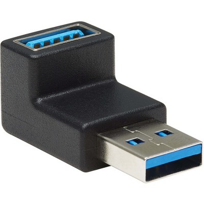 Переходник USB-порта USB 3.0 Down Angled (черный, угловой переходник male-female внутреннего коннектора USB3.0)