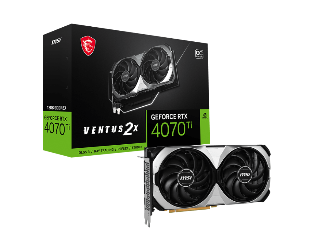 Видеокарта MSI GeForce RTX 4070 Ti VENTUS 2X 12G OC