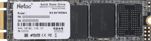 Накопитель SSD M.2 128 GB NETAC N535N (NT01N535N-128G-N8X) Retail (560 МБ/сек, 520 МБ/сек, SATA600, 3D NAND (TLC), TBW: 70 ТБ, TRIM, M.2 Type 2280 (80