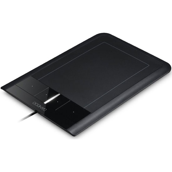 Уцененный товар Планшет графический Wacom Touch [ CTT-460-RU ] (С витрины магазина, потертости и царапины, A6 Wide, multi-touch, рабочая область 125x8