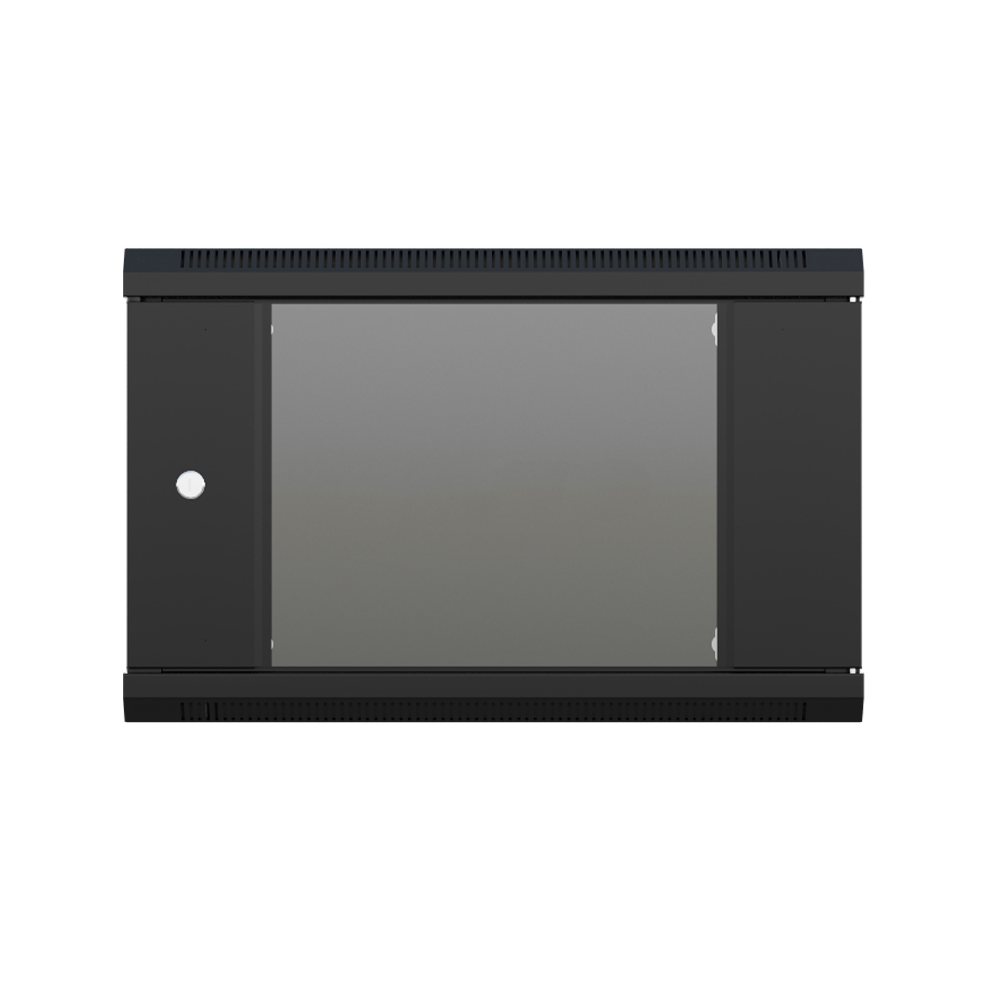 Шкаф монтажный настенный (9U) NTSS [ NTSS-W9U6045GS-2 ] (cо стеклянной дверью  600х450х500 мм, серый)