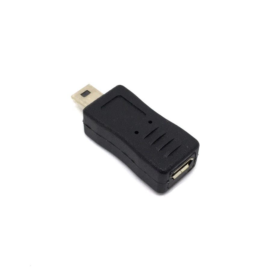 Переходник USB 2.0 Espada (USB Type mini-B (male) - USB Type micro-B (female), черный) [ EUSB2mnBm-mcBf ]