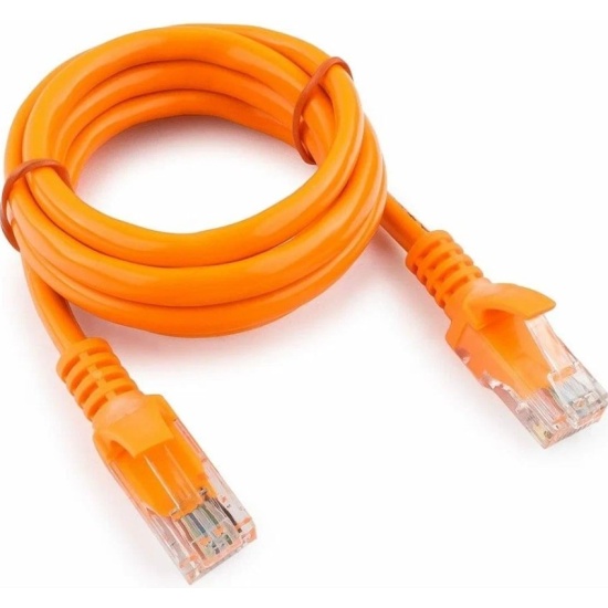 Патч-корд LSZH медный UTP Cablexpert PP30-3M/O кат.5e, 3м, литой, многожильный (оранжевый)