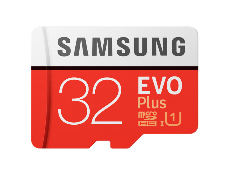 Флэш-карта microSDHC 32 GB Samsung EVO Plus (Class 10 UHS-I U1, 95 MB/s 20 MB/s SD адаптер) [ MB-MC32GA/RU ]
