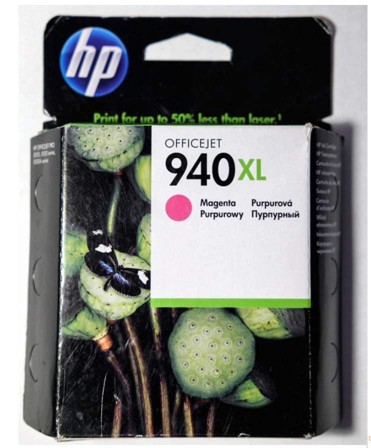 Картридж HP 940XL [ C4908AE ] (magenta, до 1400 стр) для OJ Pro 8000/8500