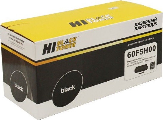 Тонер-картридж Hi-Black [ HB-60F5H00 ] 60F5H00 для Lexmark MX310/MX410/MX510/MX511/MX610/MX611 (black, до 10k стр)
