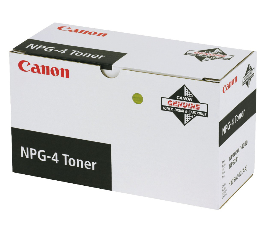 Тонер-картридж Canon [ NPG-4 ] (black) для NP 4050/4080/6241/6840 (оригинальный, 750 г)