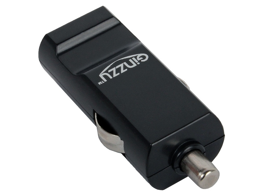 Зарядное устройство автомобильное Ginzzu GA-4310UB (черный, АЗУ - 1 USB порт 5V/2100mA без кабеля)